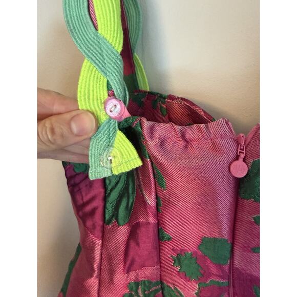 Celia B Rosso Dress Pink Sleeveless Women's Size Small NWT $370 - Picture 12 of 16